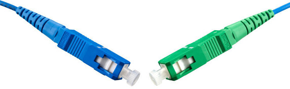 Fibersnor SM SC-SC/A 0,5m G657A Gul 2mm LSZH