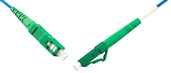 Fibersnor SM SC/A-LC/A 0,5m G657A Gul 2mm LSZH