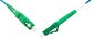 Fibersnor SM SC/A-LC/A 0,5m G657A Gul 2mm LSZH